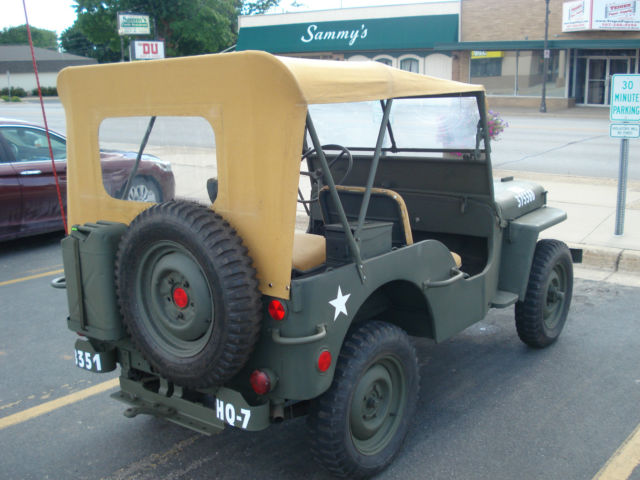WILLYS WW-2 TRIMMED 46 CJ-2 JEEP 4X4 . 1946 Willys CJ-2