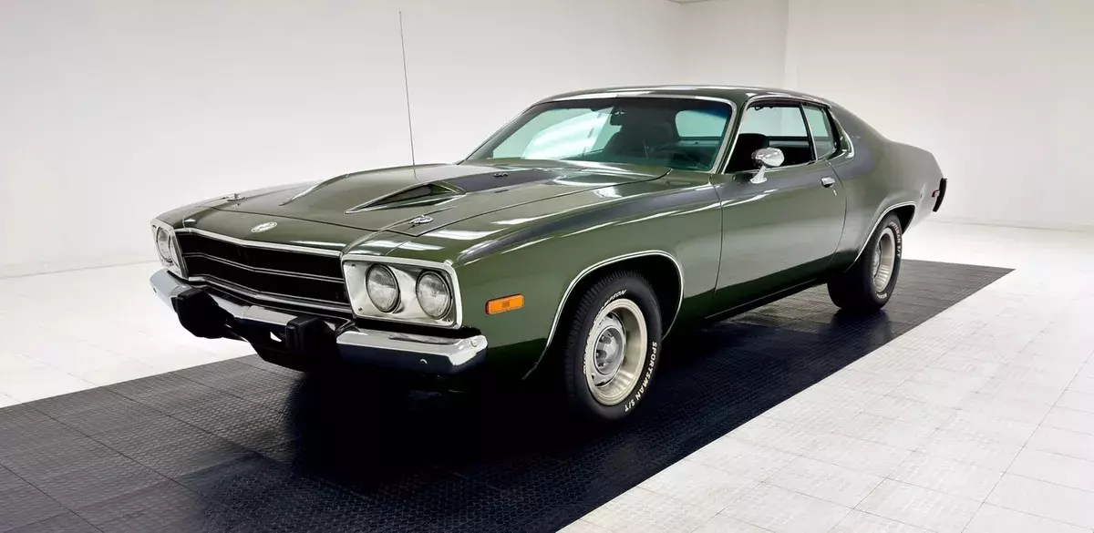 Window Sticker, Broadcast Sheet/NM 440ci V8/NM A727 Auto/Rare Bird/118,073 Miles 1973 Plymouth Road Runner GTX