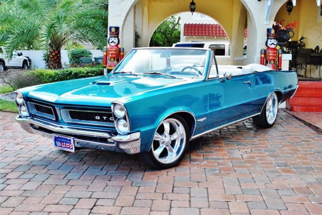 1965 Pontiac GTO Convertible Frame-Off Restoration 389 V8 Auto