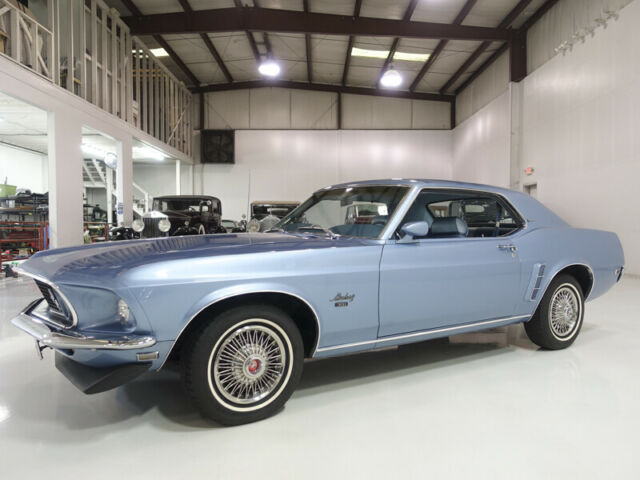 Winter Blue Metallic 1969 Ford Mustang Grande Coupe | 351 Windsor V8 Engine 1969 Ford Mustang Grande Coupe