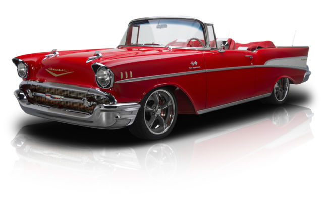 World Class Bel Air Convertible Pro Touring EFI LS7 V8 6L90E 6 Speed Auto PS A/C 1957 Chevrolet Bel Air/150/210