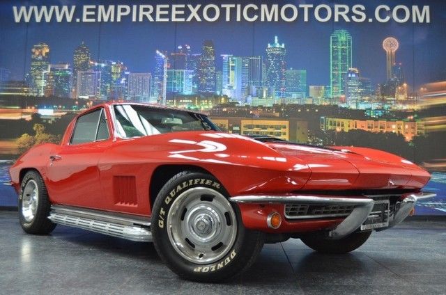 WORLD PRODUCTS CRATE ENGINE 5 SPEED MANUAL CLEAN CARFAX ORIGINAL RALLY WHEELS 1967 Chevrolet Corvette Stingray