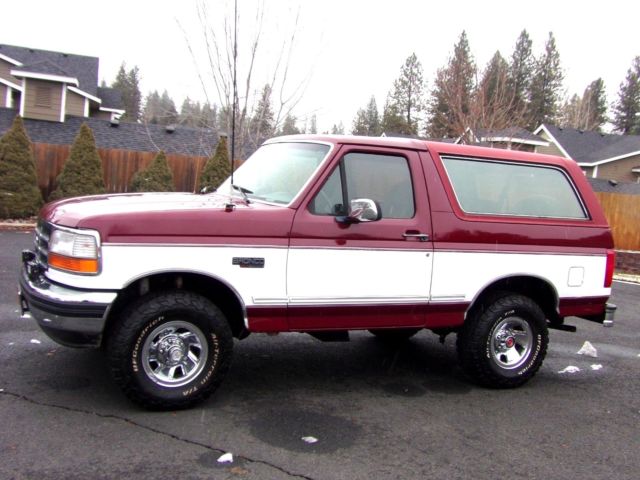 WORLD WIDE AUCTION SELLING WITH NO REEVE 1993 BRONCO XLT 4X4 184K ALL ORIGINAL 1993 Ford Bronco XLT