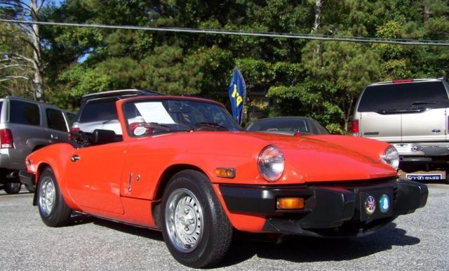 1980 Triumph Spitfire 32k 1500CC 4-SPD PRISTINE UNRESTORED SHOW QUALITY DRIVER - photo 5