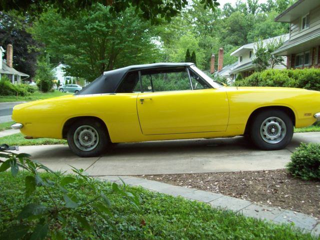 WOW 1969 CONVERTIBLE PLYMOUTH BARRACUDA 1969 Plymouth Barracuda