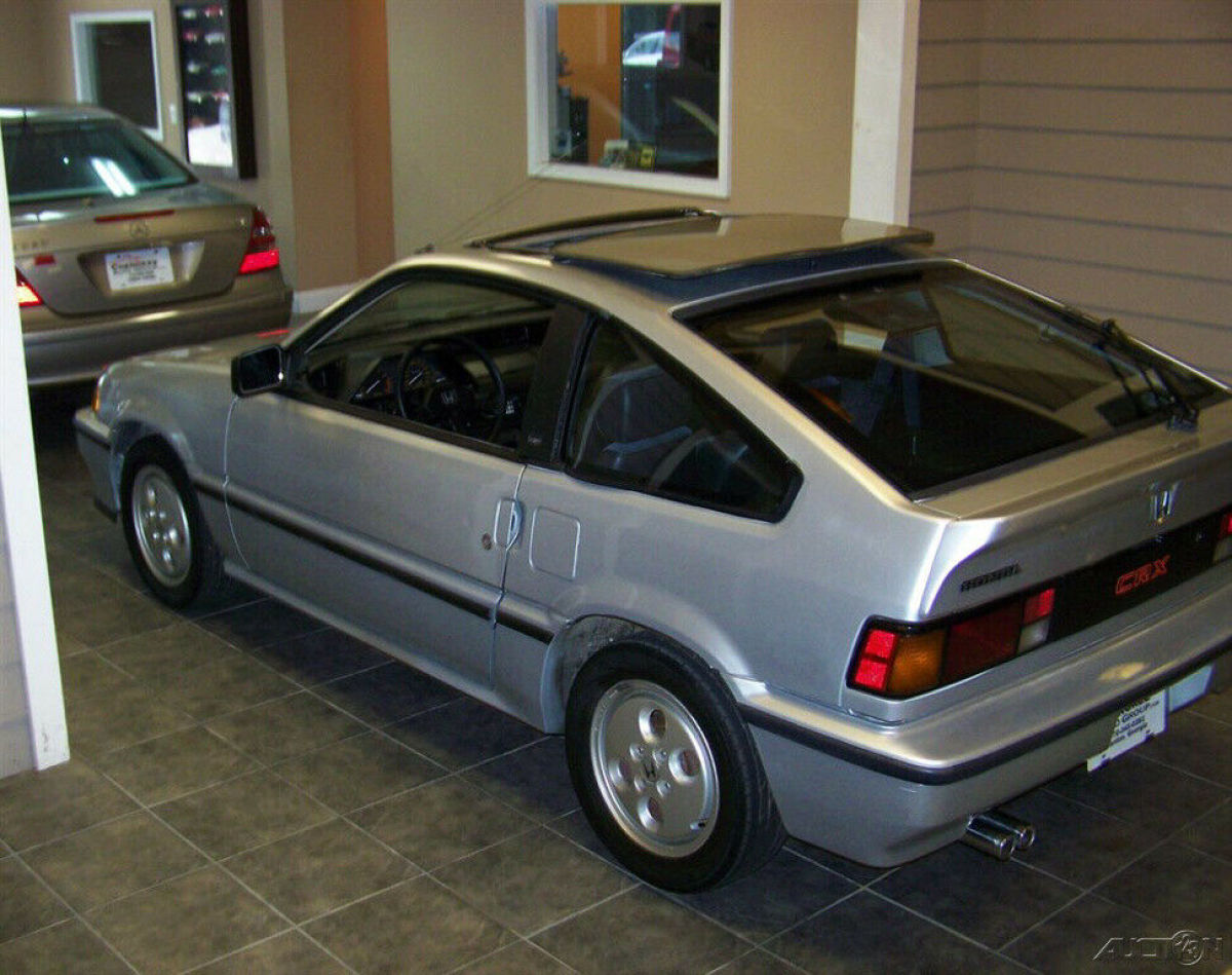 1987 Honda CRX 1-OWNER Si 5-SPEED FACTORY POWER SUNROOF ALL STOCK COUPE - photo 12