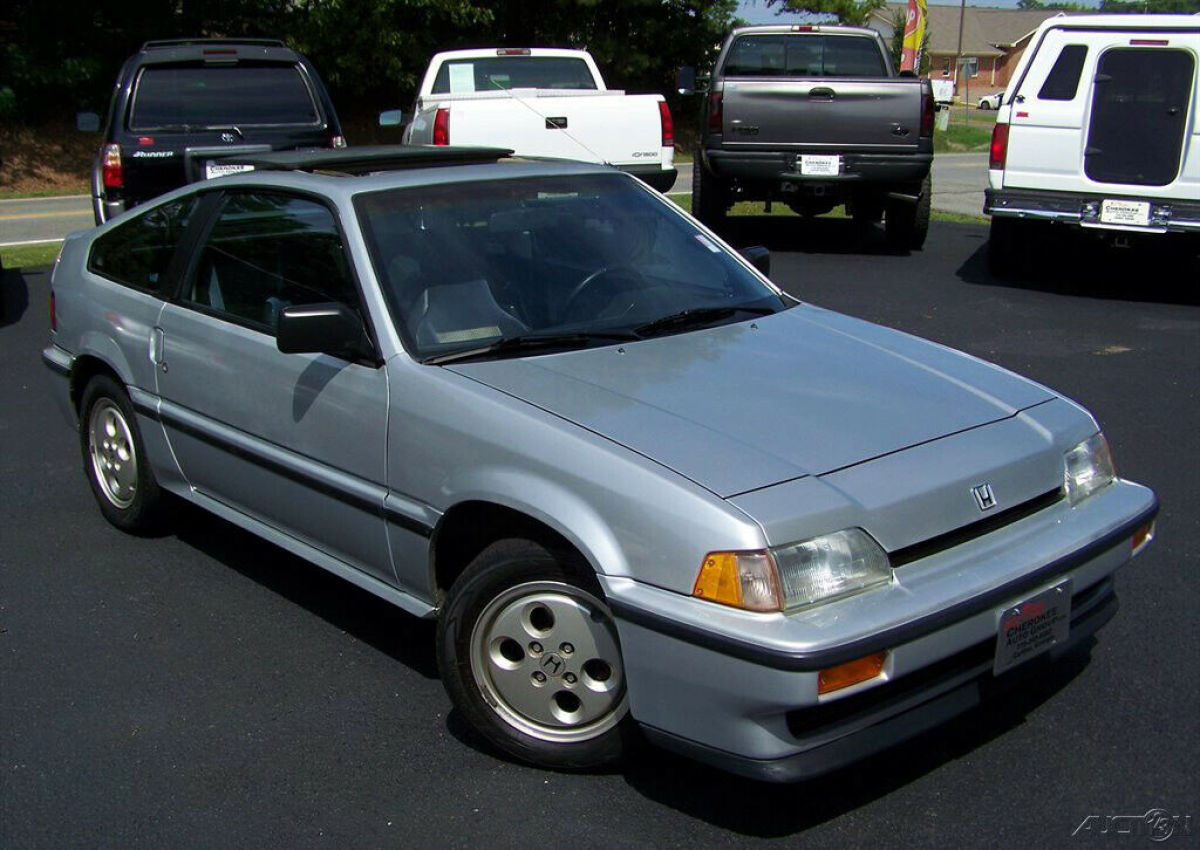 1987 Honda CRX 1-OWNER Si 5-SPEED FACTORY POWER SUNROOF ALL STOCK COUPE - photo 3