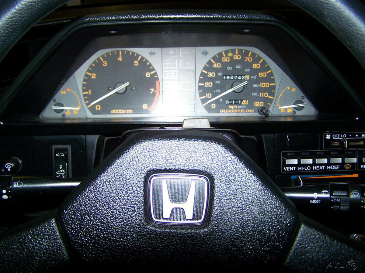1987 Honda CRX 1-OWNER Si 5-SPEED FACTORY POWER SUNROOF ALL STOCK COUPE - photo 9