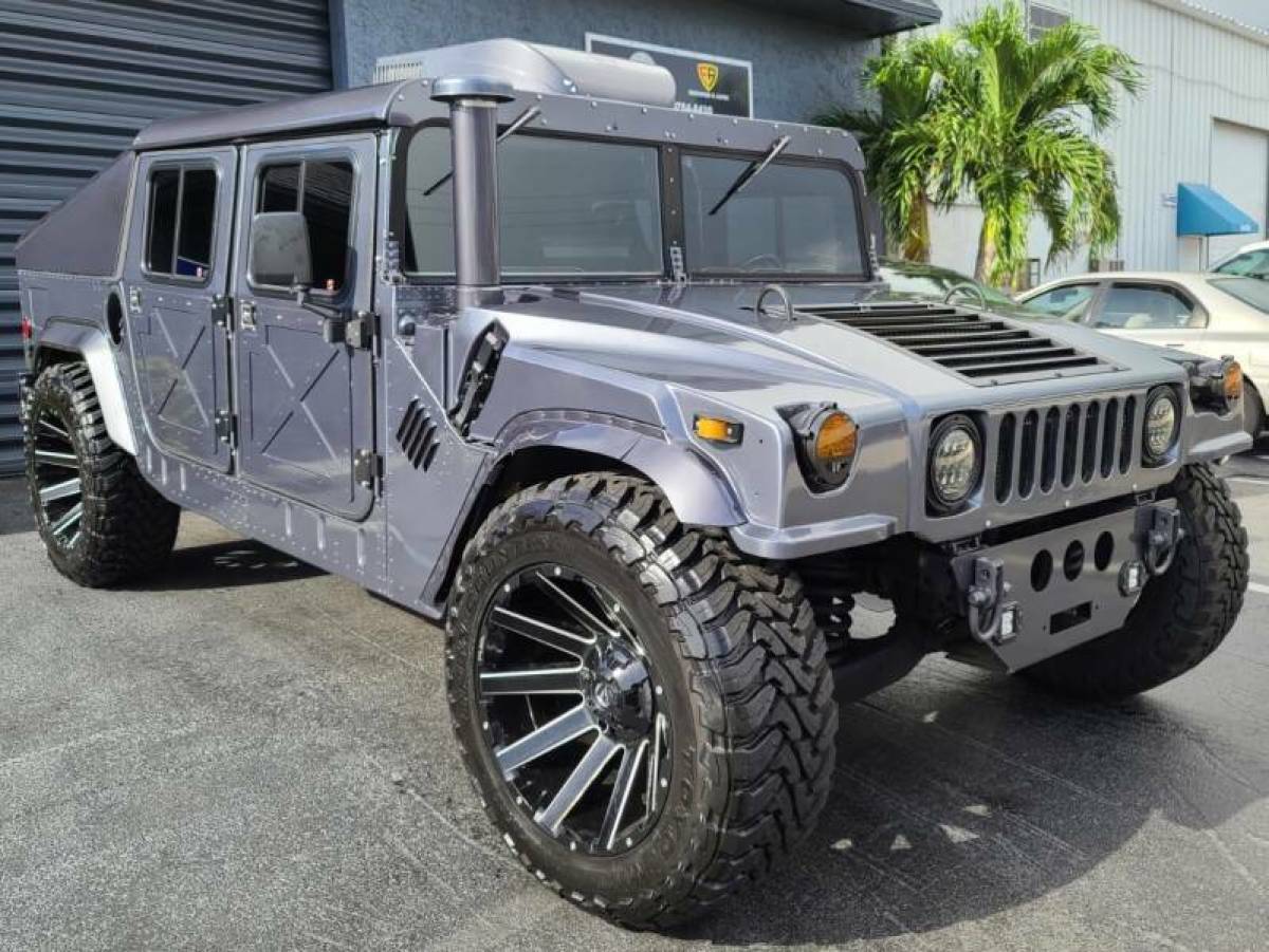 WOW!! MINT!! HUMMER H1 SLANTBACK!! ALPINE!! BK-UP CAMERA!! ROOF A/C!! LOADED!! 1988 Hummer H1 4 Passenger Slantback