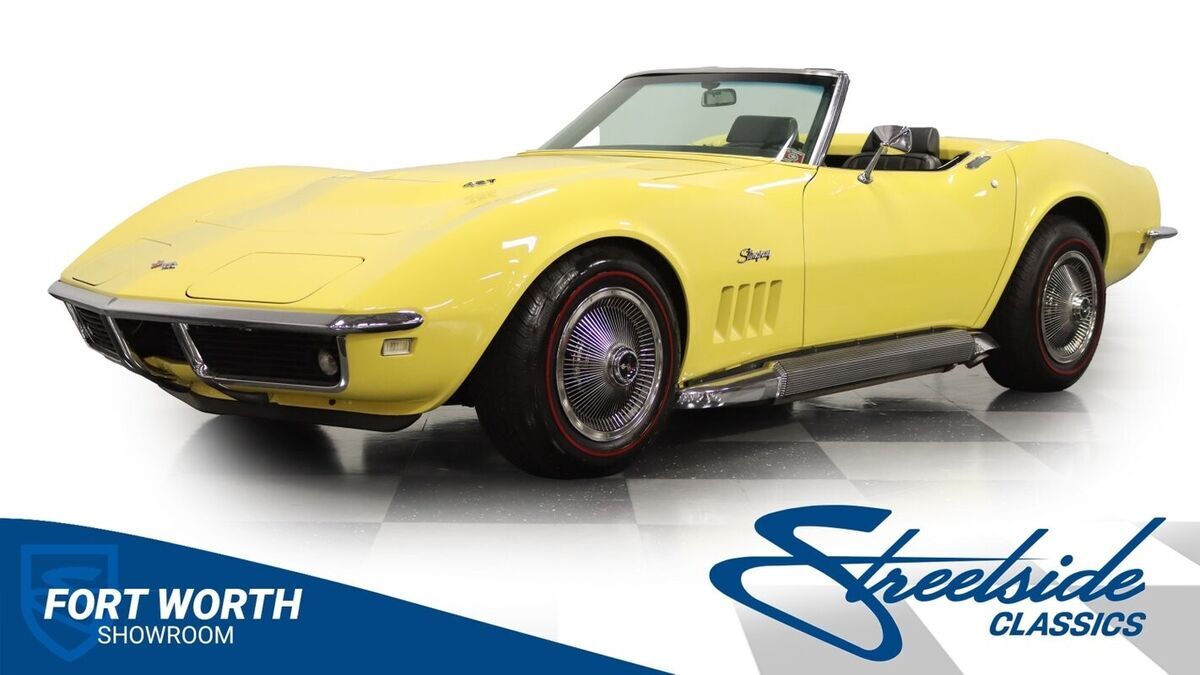 Wow! Period Correct 427 w/ EFI, 5 Spd Manual, PS, Disc Brakes, Factory Colors, B 1969 Chevrolet Corvette 427 Convertible
