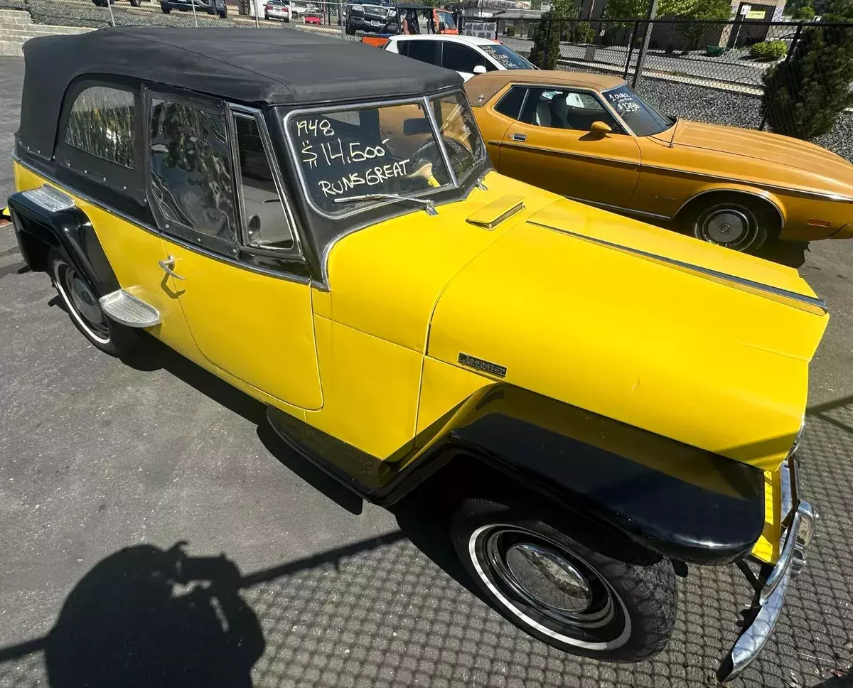 WOW SUPER SUPER CLEAN 1948 JEEPSTER! CHECK THIS SWEET RIG OUT 1948 Willys Jeepster