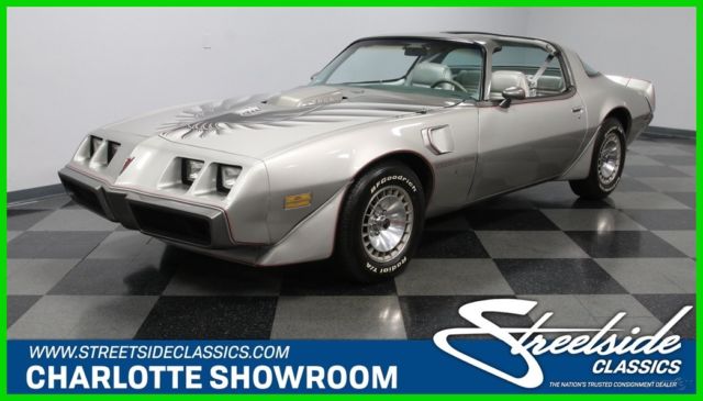 ws6 manual silver polished aluminum wheels headers t tops classic vintage rare 1979 Pontiac Firebird Trans Am 10th Anniversary Edition