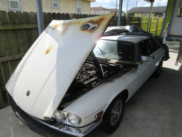 XJS V12 with engine fire damage 1989 Jaguar XJS Base Coupe 2-Door