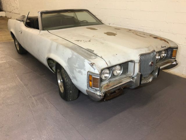 XR7 convertible Factory yellow+black car Tilt-leather-posi-manual transmission 1971 Mercury Cougar