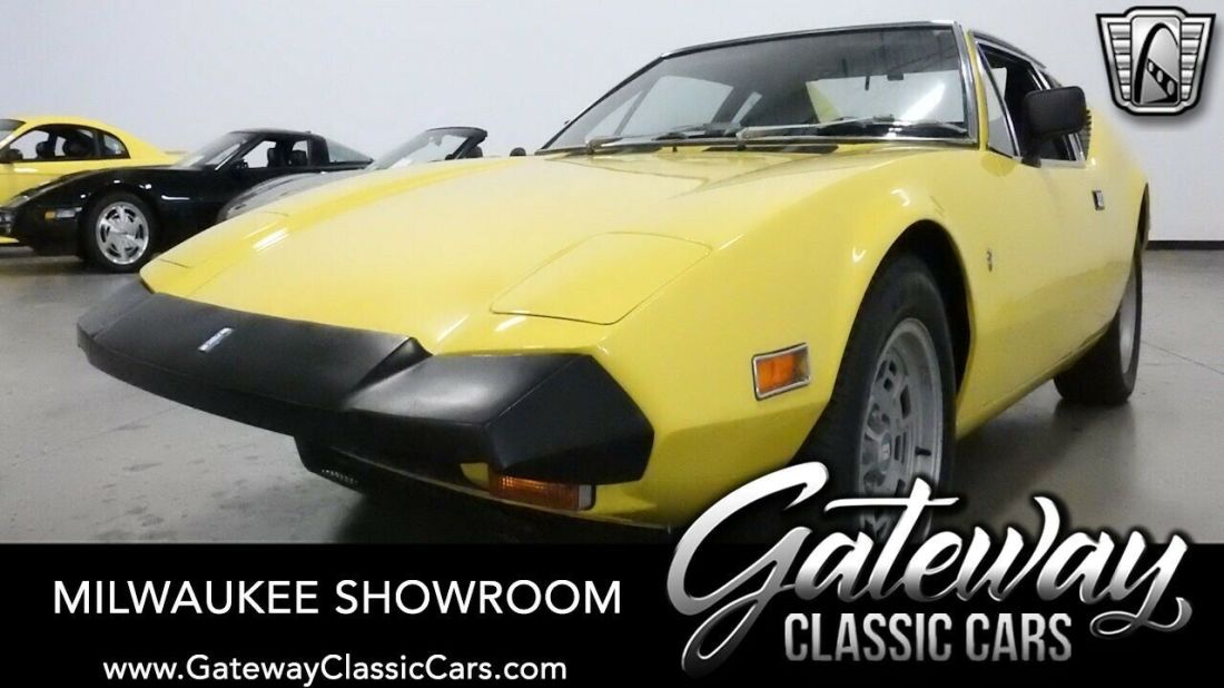 Yellow 1972 DeTomaso Pantera 2 Doors 351 Cleveland 5 Speed Manual Available Now! 1972 De Tomaso Other
