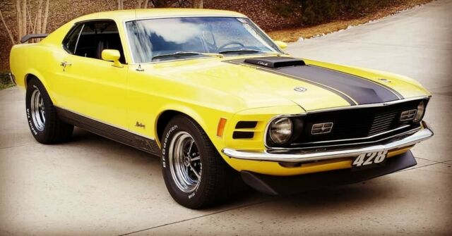 1970 Ford Mustang -MACH 1 -R CODE 428 COBRA JET- 77,000 ACTUAL MILES - photo 2