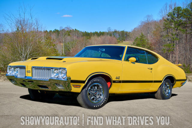 Yellow Metallic 1970 Oldsmobile 442 W-30455 V8400TH Automatic for sale! 1970 Oldsmobile 442 W-30 --