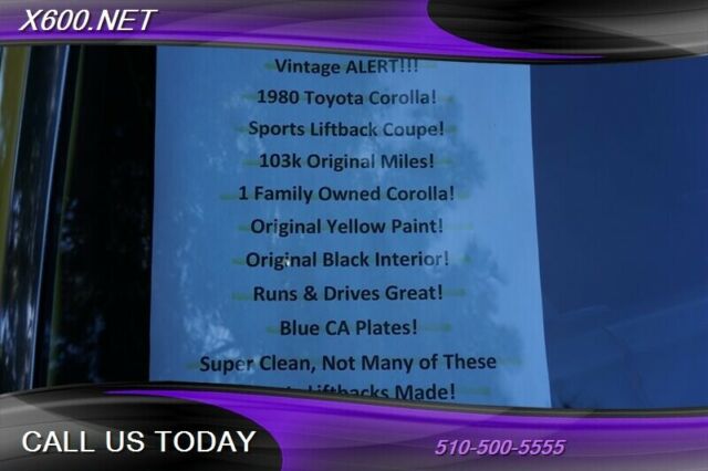 1980 Toyota Corolla Stock RARE !! - photo 3