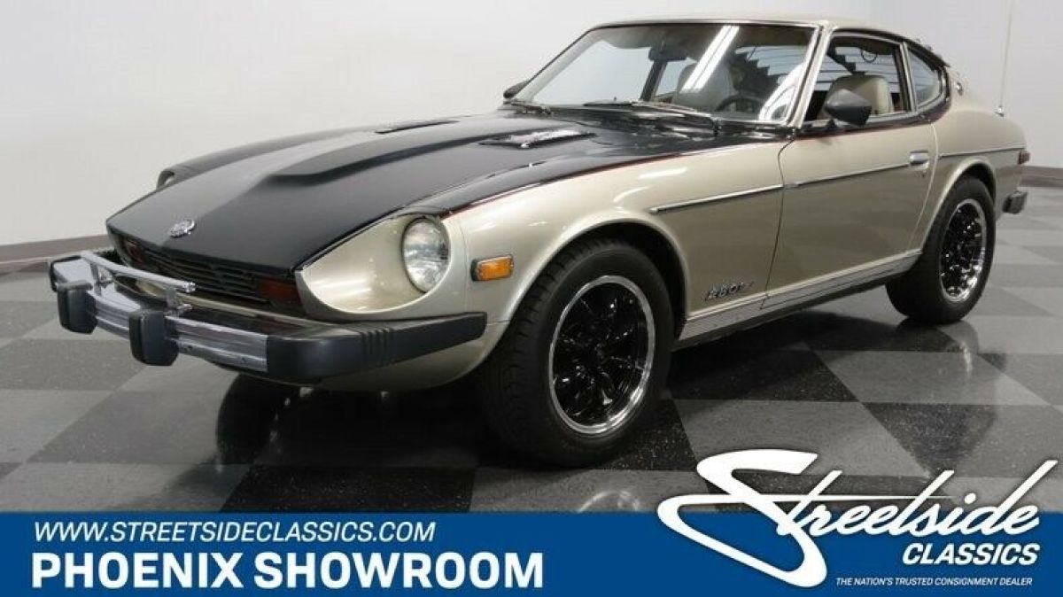 Z Inline-6 6 Manual 4 Speed Classic Vintage Collector Nissan 280 Two Tone Beige 1977 Datsun Z-Series