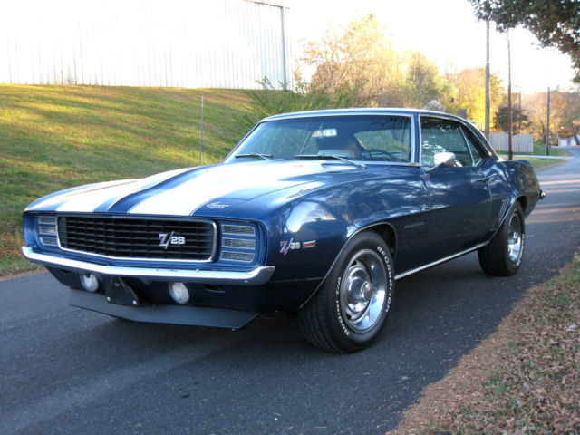 Z/28 302, X33 RallySport UNRESTORED 35+yr old Laquer Paint ,99k act miles! in NC 1969 Chevrolet Camaro Z/28