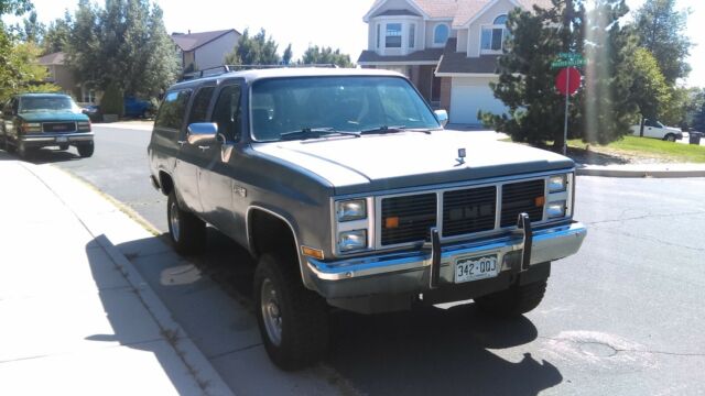 Zero's Grey Wolf 1987 GMC Suburban 4x4 Celebrity Owned New Engine Rebuilt Trans 1987 GMC Suburban