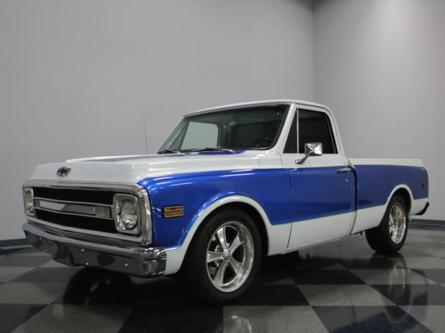 ZZ4 CRATE MOTOR, 700R4 OVERDRIVE TRANS, SLICK PAINT, DISC BRAKES, PWR STEERING 1969 Chevrolet C-10