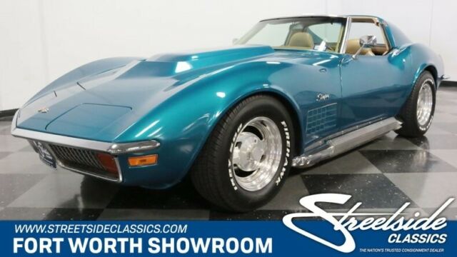 ZZ4 Crate V8, Richmond 6 Spd Man, Side Pipes, Great Colors, T-Tops, Fun Driver! 1970 Chevrolet Corvette Resto-Mod