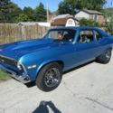 &#034;1971  MULSANNE BLUE CHEVY NOVA BIG BLOCK 4 SPEED SUPERSPORT REPLICA&#034;