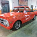 "COOL 1972 GMC SHORT BED SHOP TRUCK with BUILT MOTOR HUGGER ORANGE"