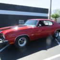 &#034;RESTORED CRANBERRY RED 70 CHEVELLE SS454 BLACK STRIPES COWL INDUCTION, BUCKETS&#034;
