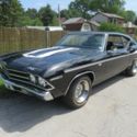 &#034;STUNNING ORIG.PANEL BLACK ON BLACK 69 CHEVELLE YENKO SC REPLICAR BIG BLOCK A/C&#034;