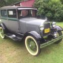 &#039;29 Tudor Sedan with spare tire and fully restored.
