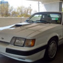1 OF 561 9L WHITE 1986 MUSTANG SVO GARAGED KEPT PRIME CONDITION LOTS OF NOS PART
