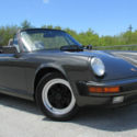1 OWNER 1989 PORSCHE 911 CABRIOLET SLATE GRAY SERVICE DOCS 85k PWR TOP COLD A/C