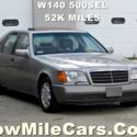 1 Owner Low Miles 1993 MERCEDES BENZ 500SEL W140 beautiful color combination 52k