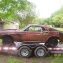 100% Original 1969 Ford FASTBACK MUSTANG Rolling Chassis Body