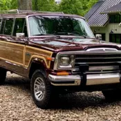 120K miles, Burgundy paint/interior, 4x4 works, fuel injected, good A/C and Heat