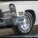 1668 Cadillac Coupe  DeVille Convertible White White Red