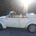 17,033 MILES-Collector&#039;s Triple White Volkswagen Classic SuperBeetle Convertible
