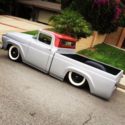 1860 ford F100 truck  chopped  kustom