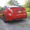 1876 turbo wrx Impreza . Rate red sedan. Great shape, fun cae.
