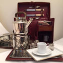 1899 JOHN BLYDE CLINTOCK WORKS PICNIC TEA SET STUNNING AND RARE