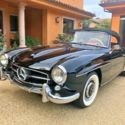 190 SL ONE OWNER BLACK WITH RED INTERIOR ORIGINAL COMBINATION