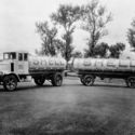 1918 FRUEHAUF TRAILER - ANTIQUE TRUCK- CHAIN DRIVE MACK- HIGHWAY TRAILER!!