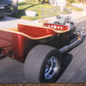 1923 Ford Model T, 4 door, Tudor, Candy Apple Red, 350 Chevy, 350 Turbo Auto