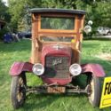 1923 ford model T truck with lots of Ford rare collectibles