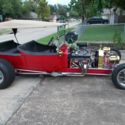 1923 Ford T-Bucket Deep Red W/ Gray cloth interior Brass Radiator & Headlights