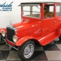 1924 Ford Model T Sedan 7714 Miles Red Sedan 289 V8 3 Speed Automatic