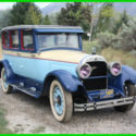 1925 Cadillac 4 Door Sedan 7 Passenger V8 52 HP Manual 7 Day Clock Glass Wings
