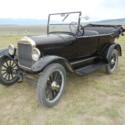 1926 Ford Model T 4 door touring convertible full set of side curtains
